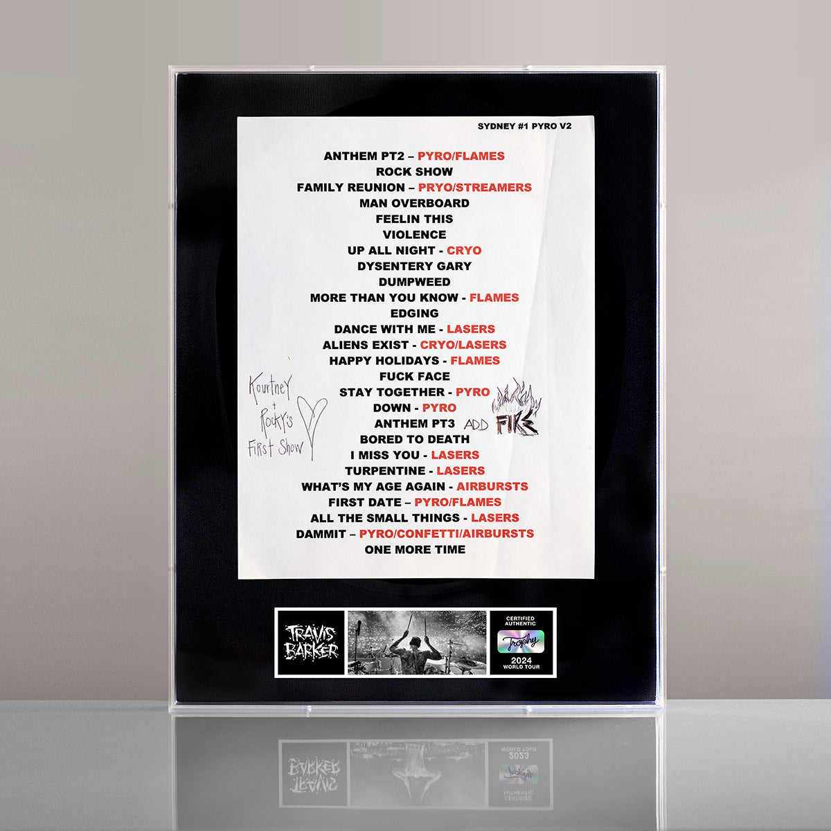 Setlist and Sonic Arc